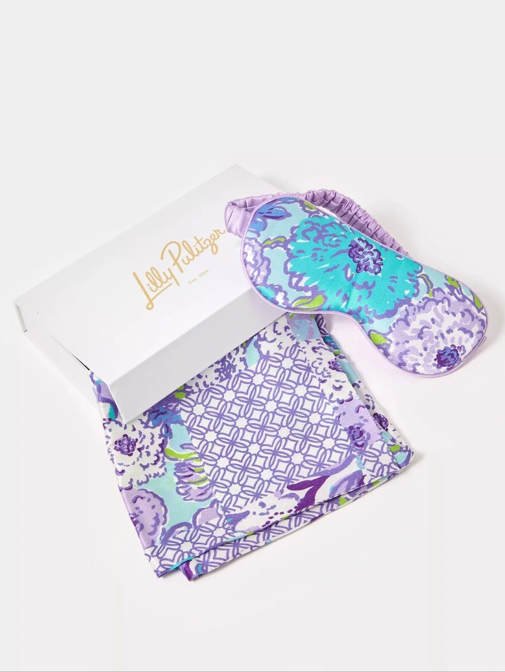 Lilly Pulitzer Pillowcase & Sleep Mask